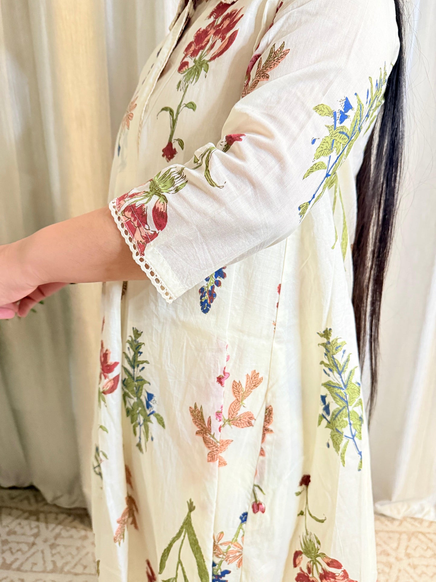 Aura Mul Cotton Kurta Set
