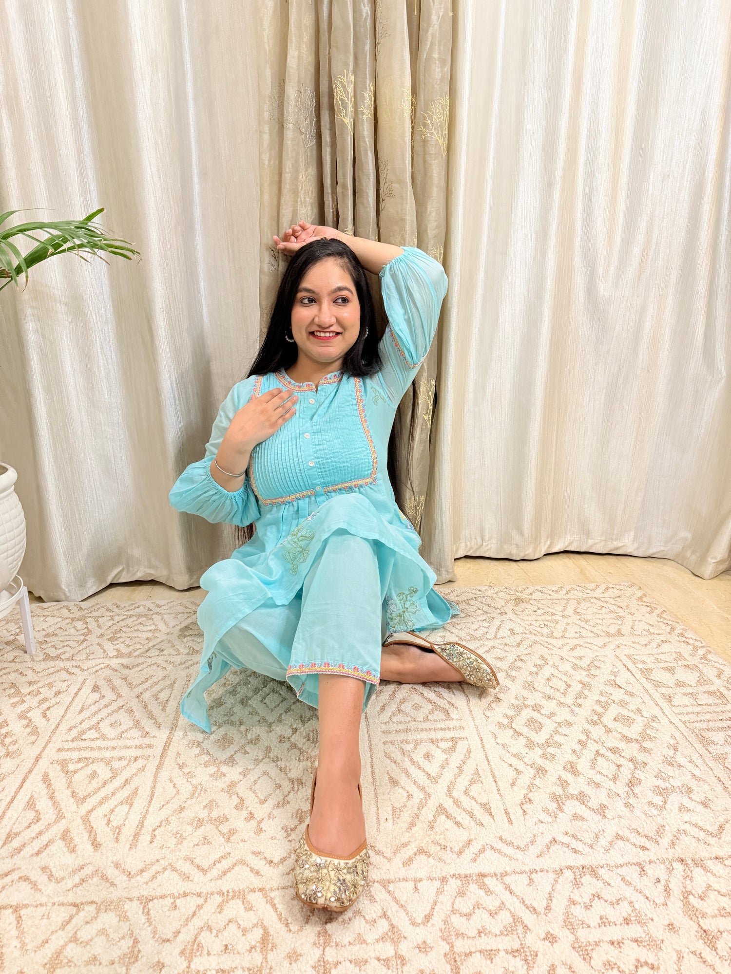 Diverse collection of women's Coord Sets, featuring stylish two-piece modern outfits and elegant Kurta Sets-Themkmaan