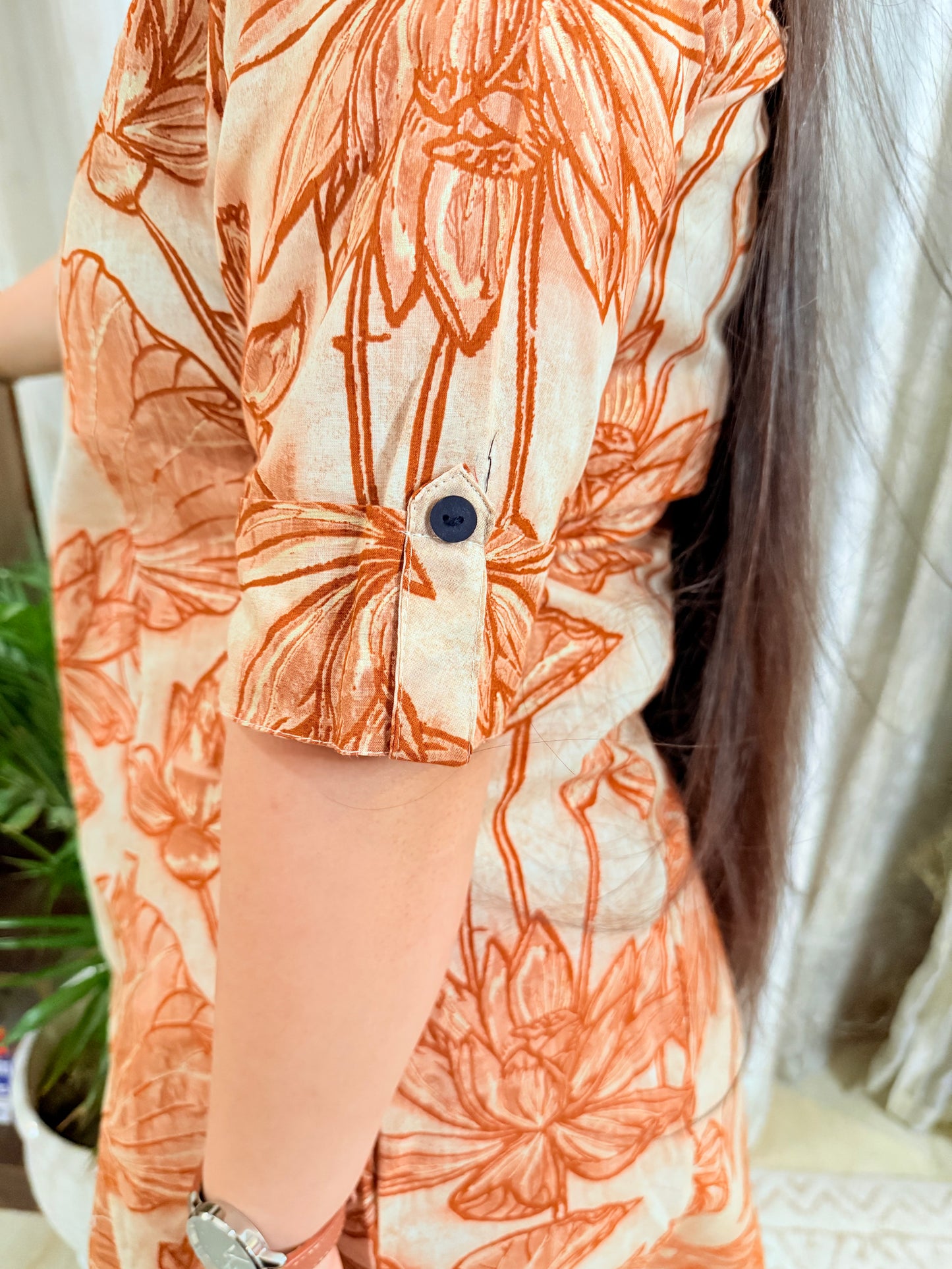 Sunehri Rust Kurta Set