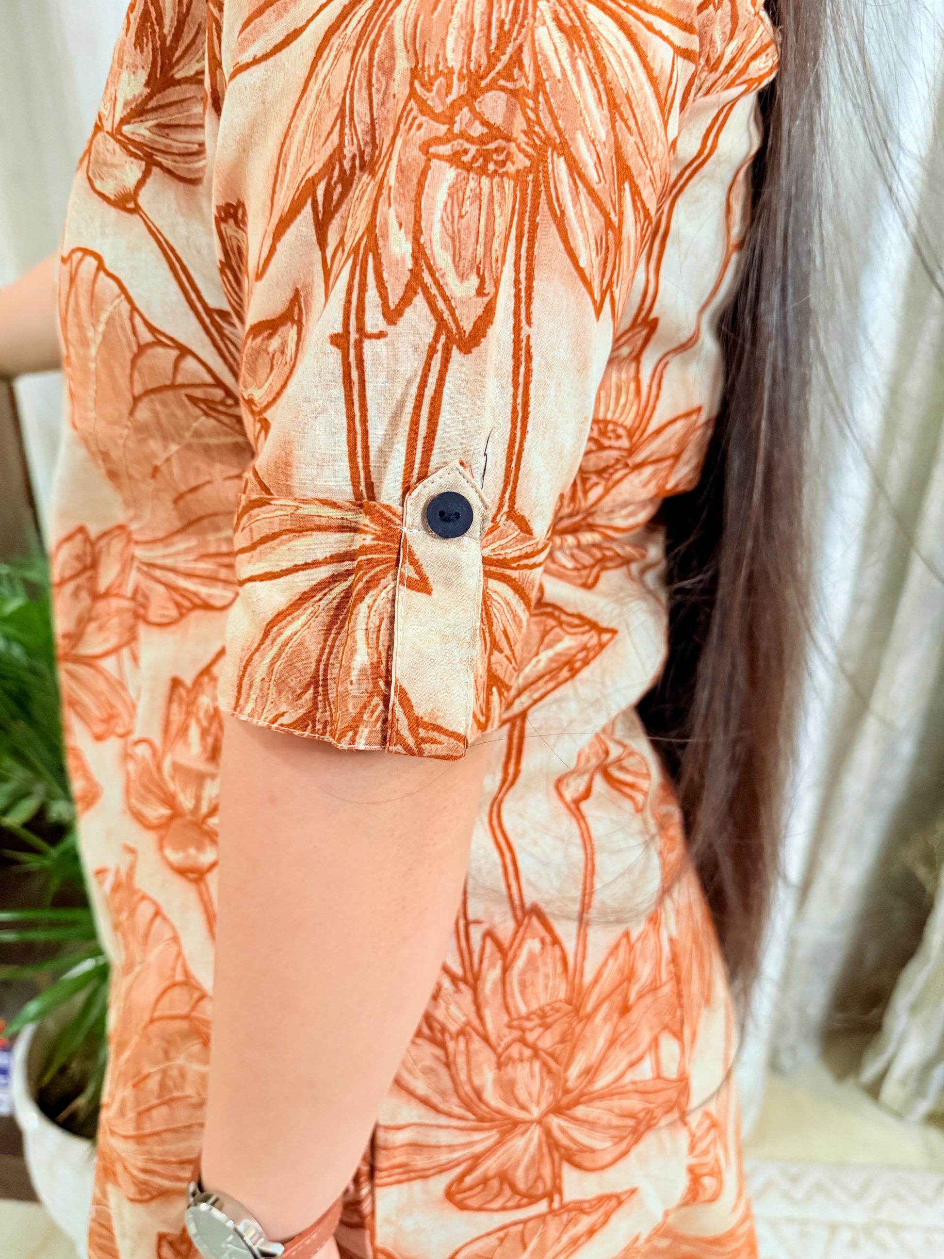 Sunehri Rust Kurta Set