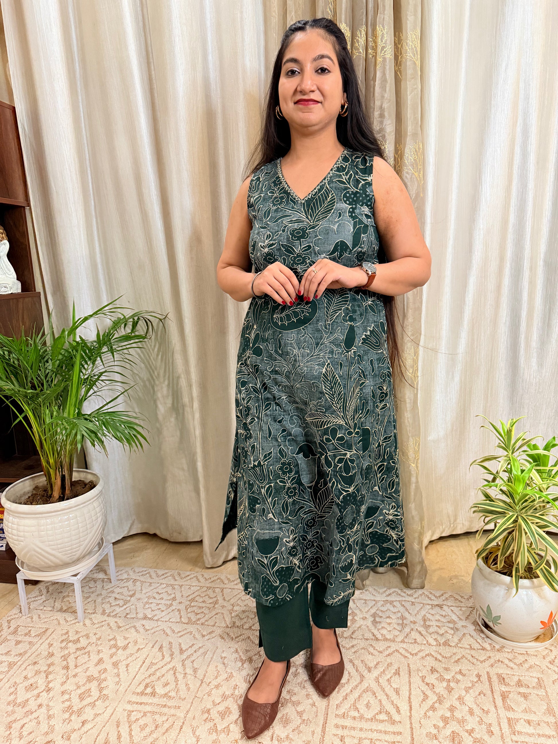 Vanya Green Kurta Set